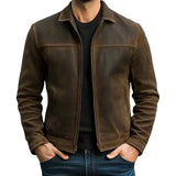 Malcolm Timeless Leren Jack voor Mannen