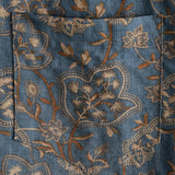 Heren Katoenen Overhemd met Vintage Retro Bloemen Paisley Patroon uit de Jaren '70 met Knopen en Korte Mouwen voor het Strand