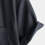 Zomer Katoenen Overhemd met Korte Mouwen en Knopen voor Mannen, Casual Stijl, Losse Pasvorm, Strand