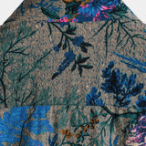 Heren Korte Mouwen Katoenen Retro Overhemd met Bloemenpatroon, Ademend