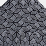 Korte Mouwen Katoenen Shirt met Pocket in Retro Geometrisch Patroon voor Mannen