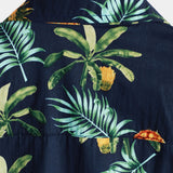 Hawaiiaanse Overhemd met Korte Mouwen van Katoen met Ananasprint voor Mannen