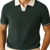 Luca - polo shirt van riccio de stof