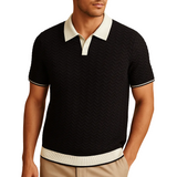 Luca - polo shirt van riccio de stof