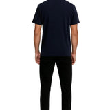 Heren T-shirt van katoen – Ademend, korte mouwen, ronde hals – Donkerblauw