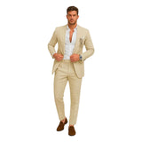 Rafael - Herenformele Lente-/Zomeroutfit van Linnen