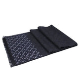 Cashmere Merino Sjaal voor Mannen Champs Élysées - Zwart