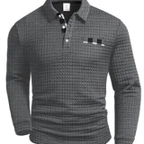 Polo Sweater met Vissenvlecht