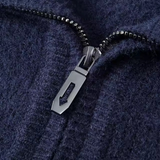 Gstaad Cashmere Trui met Kwart Rits