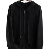 Cashmere Courchevel Gilet met Capuchon
