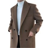 Elegante Dubbelbreasted Mantel