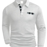 Polo Sweater met Vissenvlecht