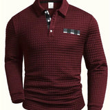 Polo Sweater met Vissenvlecht