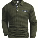 Polo Sweater met Vissenvlecht