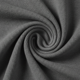 Heren sweater met halve rits en kraag – Grijs