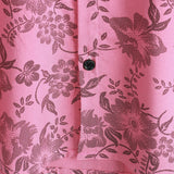 Hawaiiaanse Korte Mouwen Shirt met Roze Bloemen voor Mannen