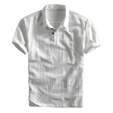 Polo Shirt San Julian met Linnen Afwerking