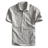 Polo Shirt San Julian met Linnen Afwerking
