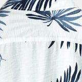 Korte Mouwen Katoenen Overhemd met Knopen en Pocket voor Mannen, Casual, Hawaïaans