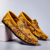 Blomster Leren Loafers