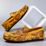Blomster Leren Loafers