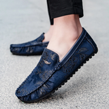 Blomster Leren Loafers