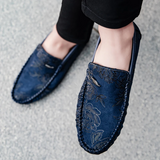 Blomster Leren Loafers