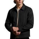Lichte Twill Jas voor Mannen – Donkergrijs – Regular Fit