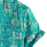 Retro Casual Korte Mouwen Katoenen Overhemd voor Mannen