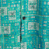 Retro Casual Korte Mouwen Katoenen Overhemd voor Mannen