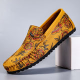Blomster Leren Loafers