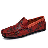 Blomster Leren Loafers