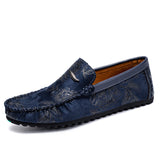 Blomster Leren Loafers