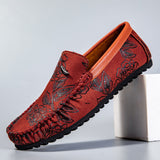 Blomster Leren Loafers