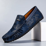 Blomster Leren Loafers