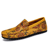 Blomster Leren Loafers