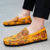 Blomster Leren Loafers