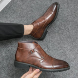Parker™ | Leren Dubbele Monk Boots