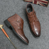 Parker™ | Leren Dubbele Monk Boots
