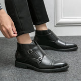 Parker™ | Leren Dubbele Monk Boots