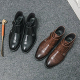 Parker™ | Leren Dubbele Monk Boots