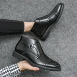Parker™ | Leren Dubbele Monk Boots