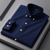 Mannelijke Elegante Oxford Overhemd