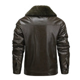 Leren Fleece Jas