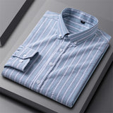 Mannelijke Elegante Oxford Overhemd