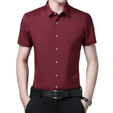 Korte Mouwen Business Casual Shirt