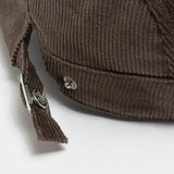 Cazel | Herenpet van corduroy velours