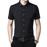Korte Mouwen Business Casual Shirt