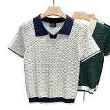 Luca - polo shirt van riccio de stof