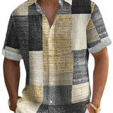 Elegante Patchwork Overhemd